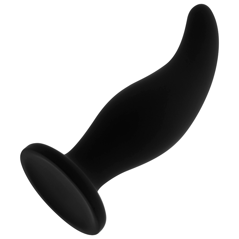 OHMAMA - GEBOGEN SILICONEN ANAAL PLUG P-Spot 12 cm
