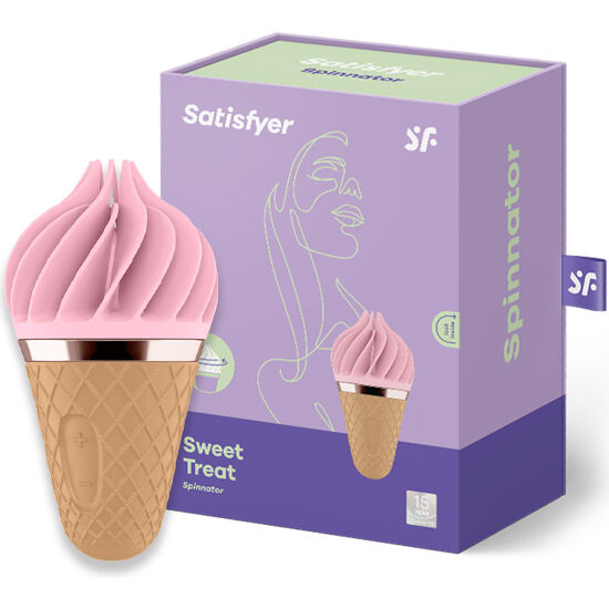 SATISFYER - ZOETE TRAKTATIE SPINNATOR ZWART