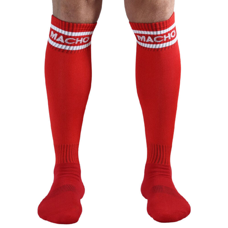 MACHO - LONG SOCKS, ONE SIZE, BLUE