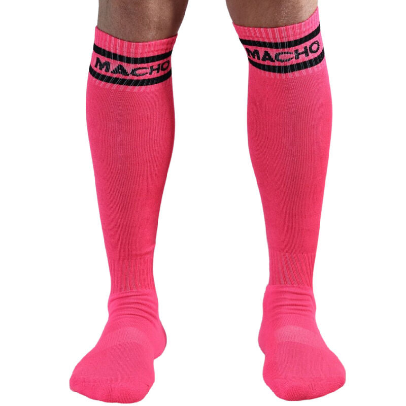 MACHO - LONG SOCKS, ONE SIZE, BLUE
