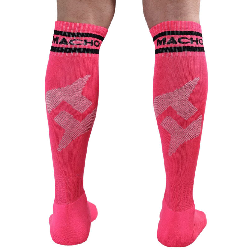 MACHO - LONG SOCKS, ONE SIZE, BLUE