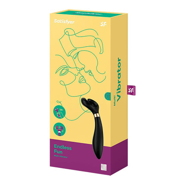 SATISFYER - EINDELOOS PLEZIER MULTI VIBRATOR 3 ZWART