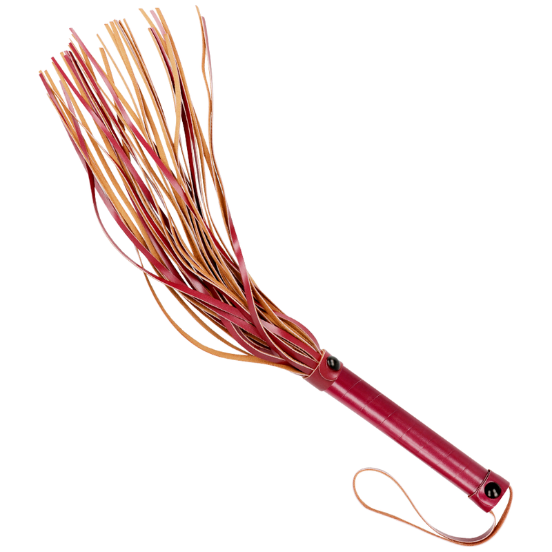 FÉTICHE SOUMIS CHAMBRE NOIRE - FOUET EN CUIR VEGAN