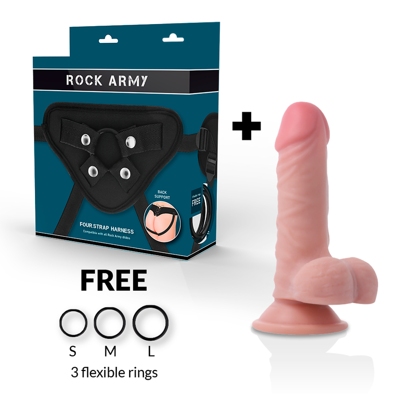 ROCKARMY - HARNAS + DUBBELE DICHTHEIDS TANK 17 CM -O- 4.46 CM