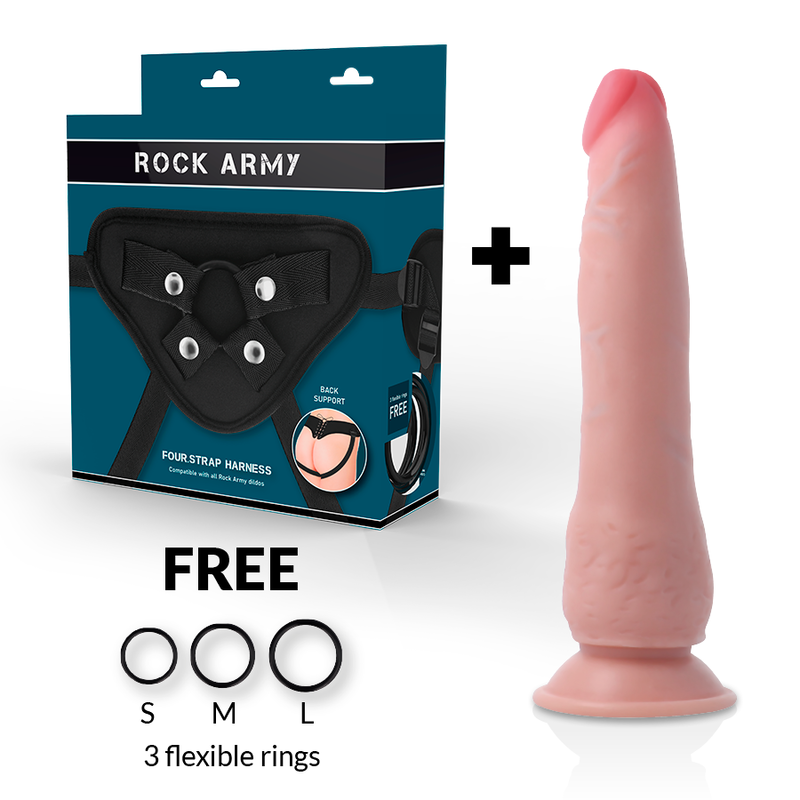 ROCKARMY - RIEM + DUBBELE DICHTHEID CRUSADER 21,5 CM -O- 4,46 CM
