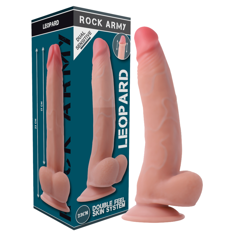 ROCKARMY - HARNAIS + LÉOPARD DOUBLE DENSITÉ 23 CM -O- 4,77 CM
