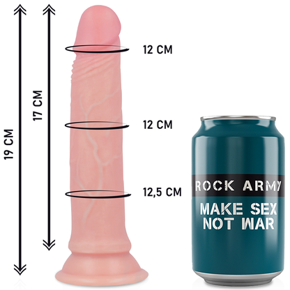 ROCKARMY - HARNESS + FLÜSSIGER SILIKONDILDO PREMIUM AVENGER 19 CM -O- 3.98 CM
