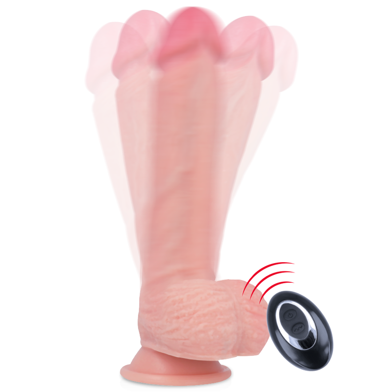 ROCKARMY - HARNAIS + VIBRATEUR SILICONE LIQUIDE PREMIUM APACHE TÉLÉCOMMANDE 20,5 CM -O- 4,62 CM