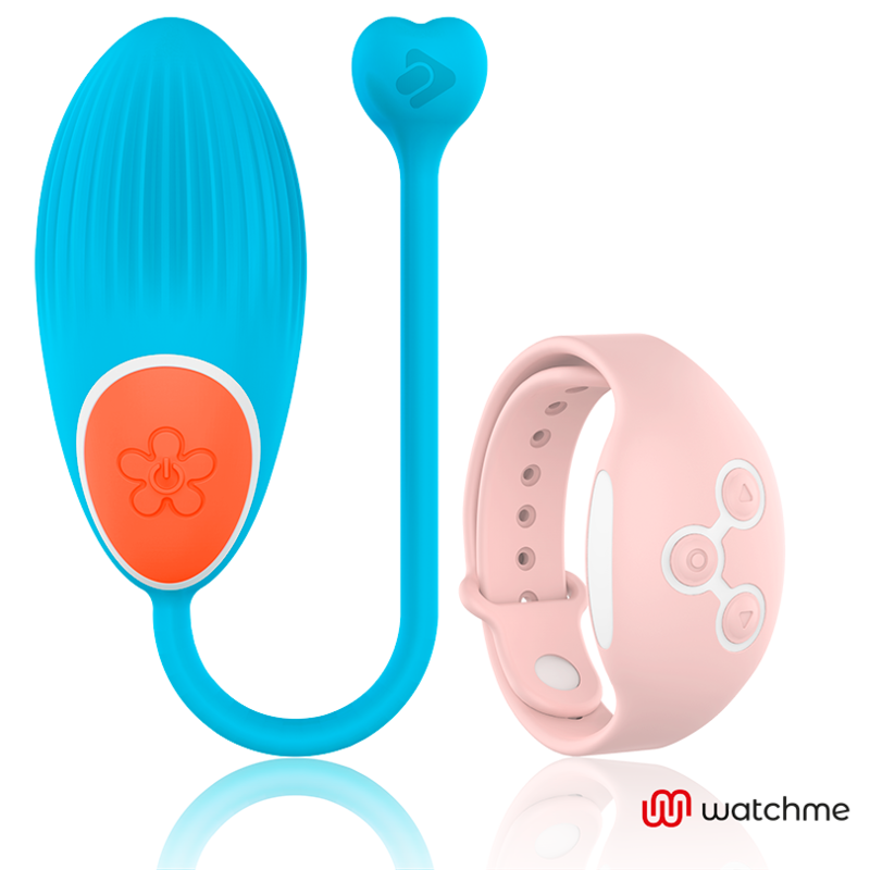 WEARWATCH - WATCHME TECHNOLOGIE AFSTANDSBEDIENING EGG BLAUW / ROZE