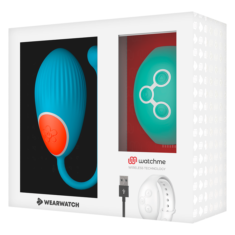 WEARWATCH - WATCHME TECHNOLOGIE AFSTANDSBEDIENING EGG BLUE / AQUAMARINE