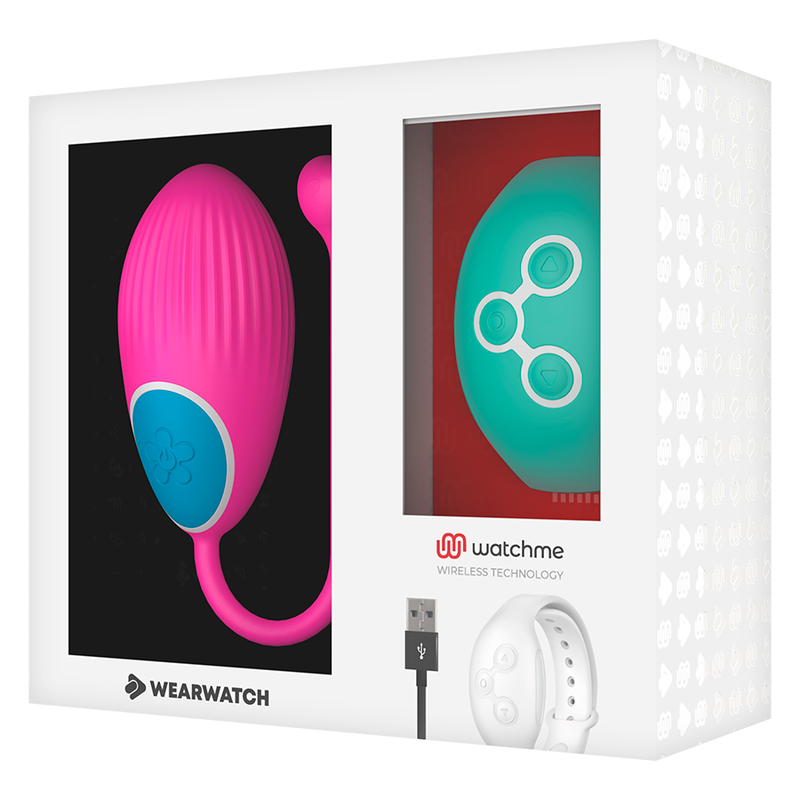 WEARWATCH - TÉLÉCOMMANDE WATCHME TECHNOLOGIE ŒUF FUCHSIA / EAU DE MER
