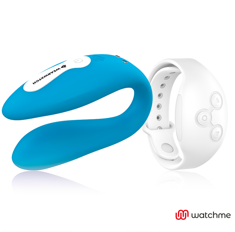 WEARWATCH - WATCHME DUBBELE TECHNOLOGIE VIBRATOR INDIGO/SNOW