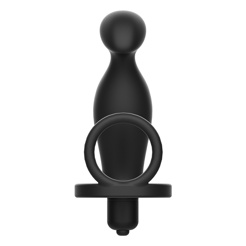 ADDICTED TOYS - ANAALPLUG MET ZWARTE SILICONEN RING 12 CM