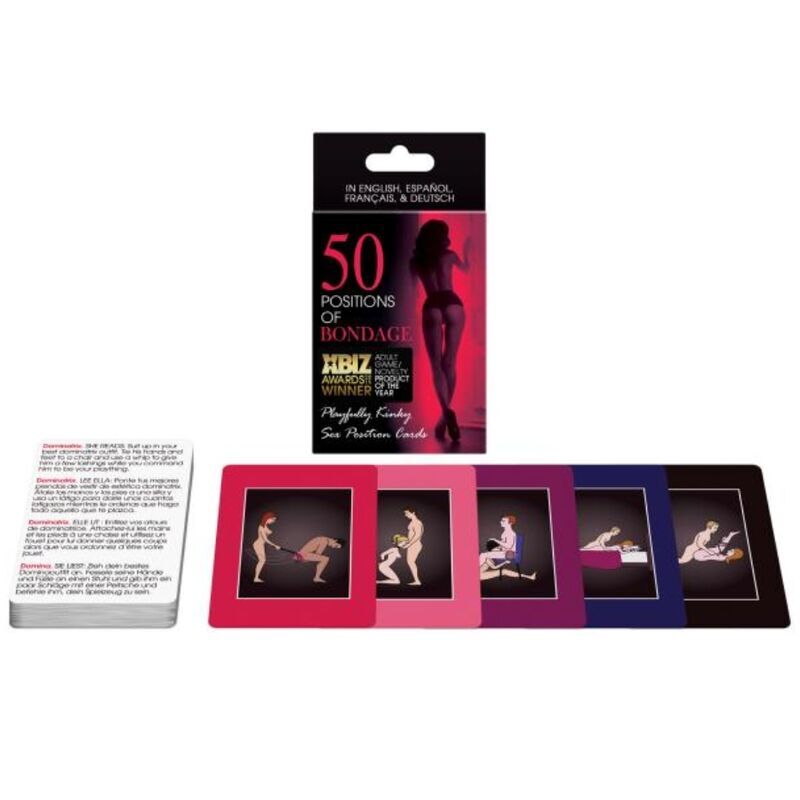 KHEPER GAMES - 50 POSITIES VAN BONDAGEKAARTEN